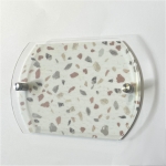 Printed+Blank++-+Neutral+Terrazzo+-+Convex+Shape+House+Number+With+Fixings